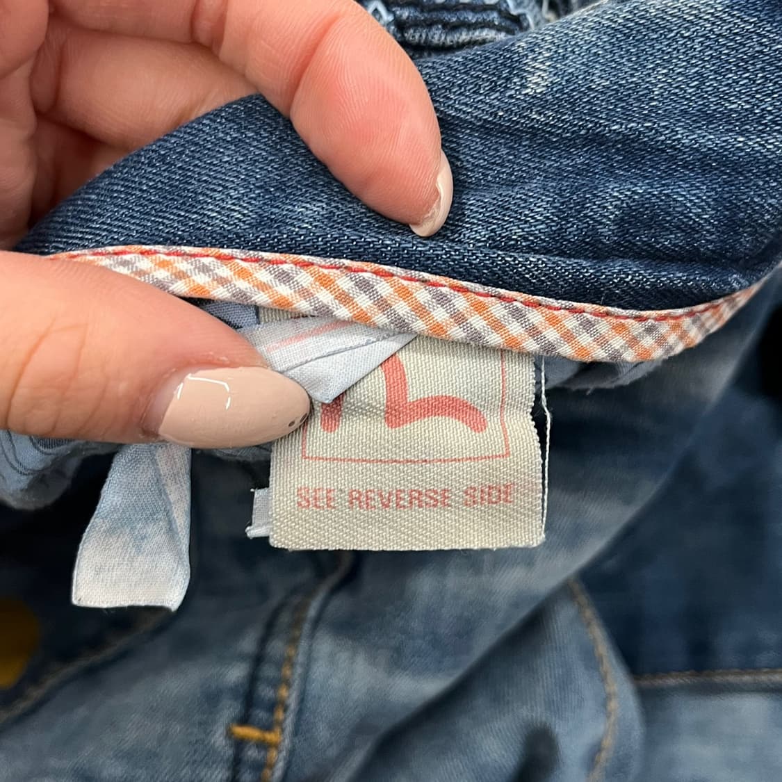 [정품/32] 에비수 데님팬츠 b8 상품이미지7