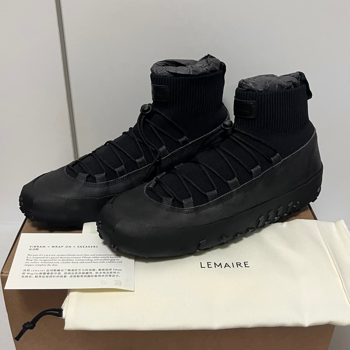 [41]르메르 25fw 비브람 랩 온 스니커즈/아스팔트 상품이미지1