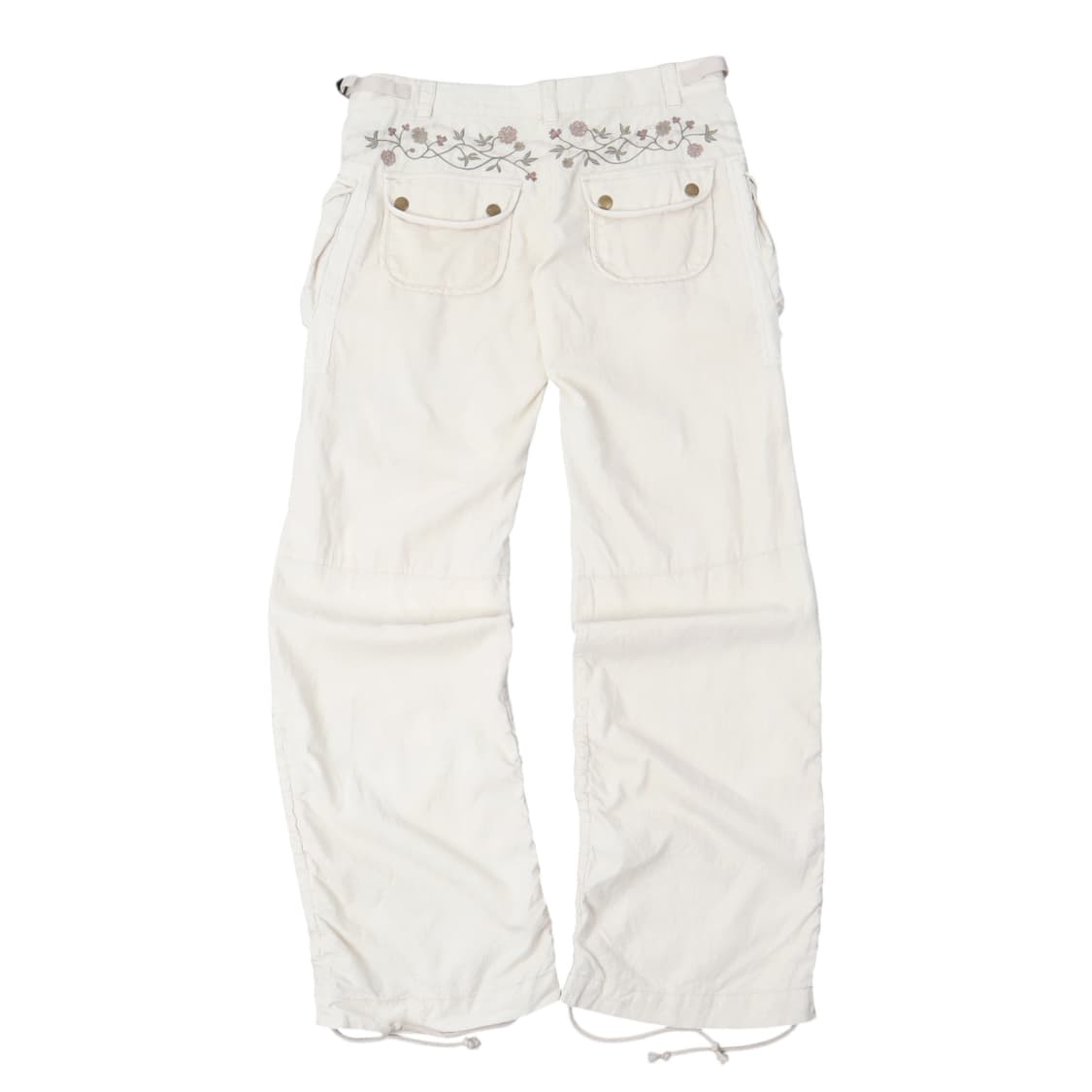 VTG Y2K 화이트 코듀로이 포켓 카고 팬츠 상품이미지4