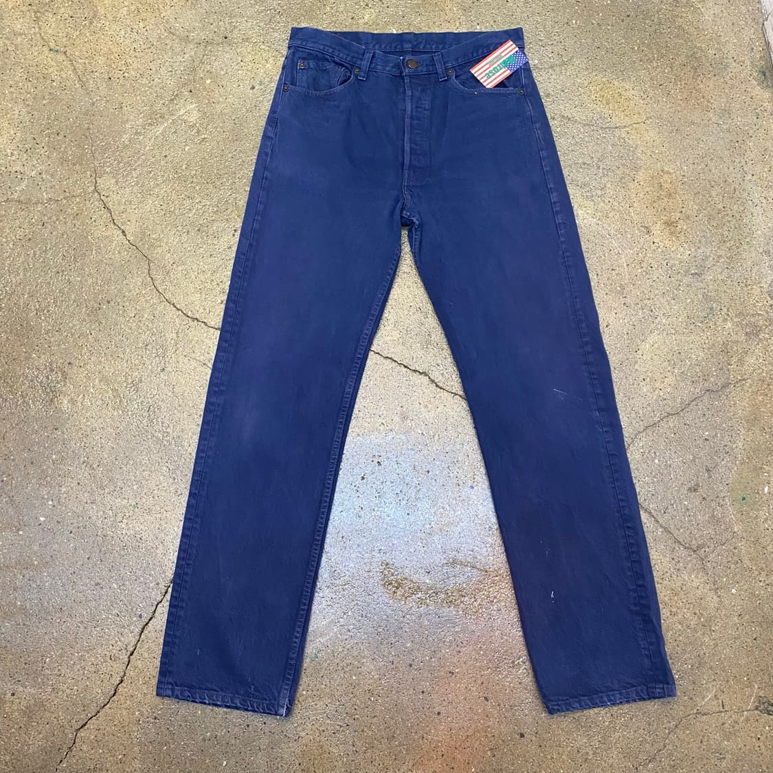 90’s Made in USA 리바이스 501 블루 데님 팬츠 상품이미지1