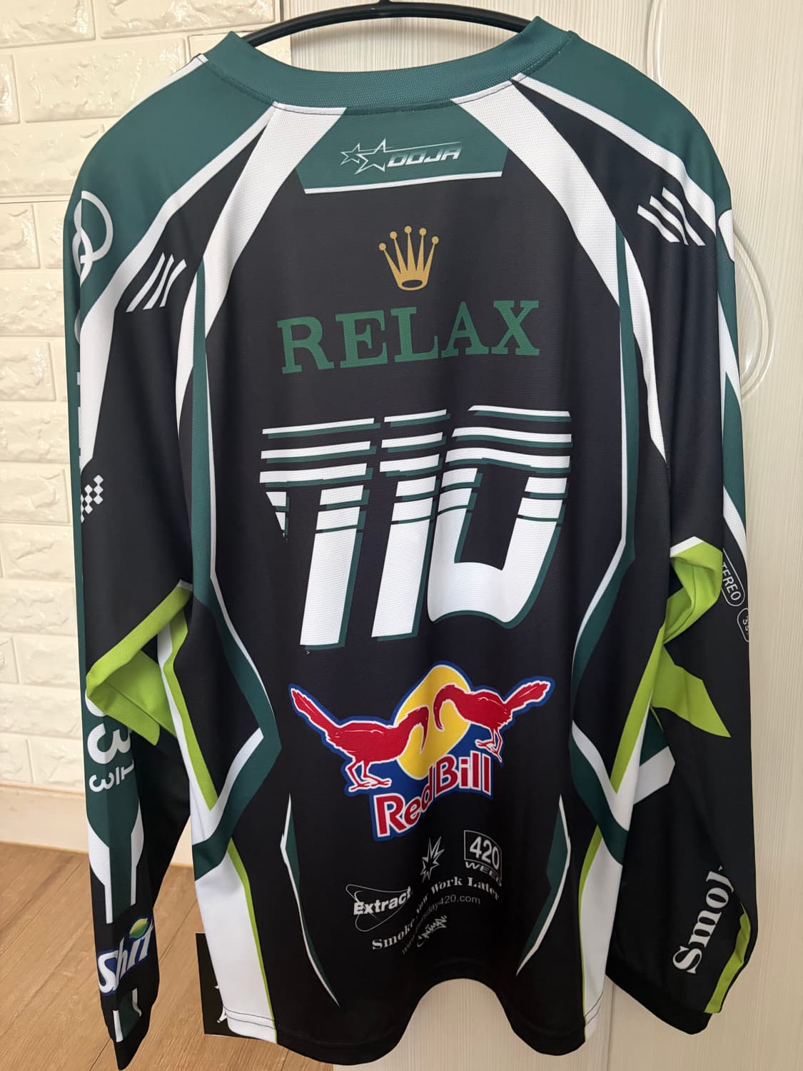 THURSDAY420 x CRUMP 패러디 레이싱 져지 [블랙]  상품이미지3