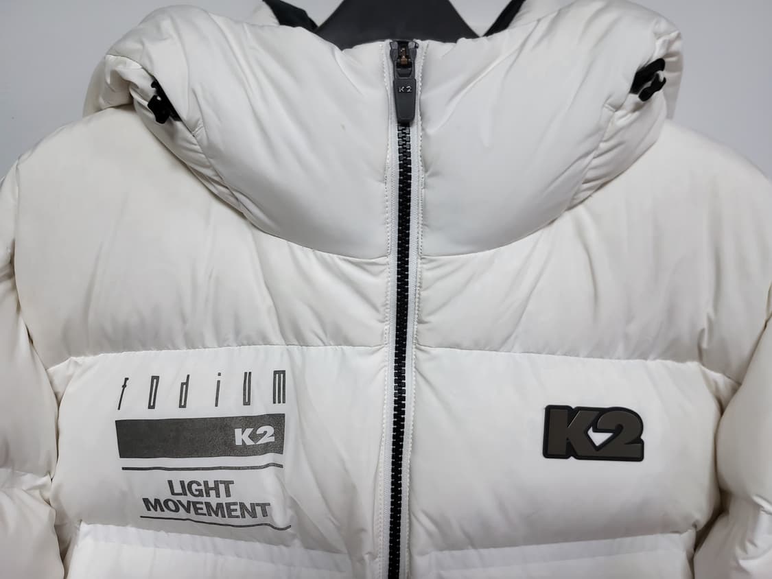 K2 포디엄 패딩 100 사이즈 흰색 상품이미지3