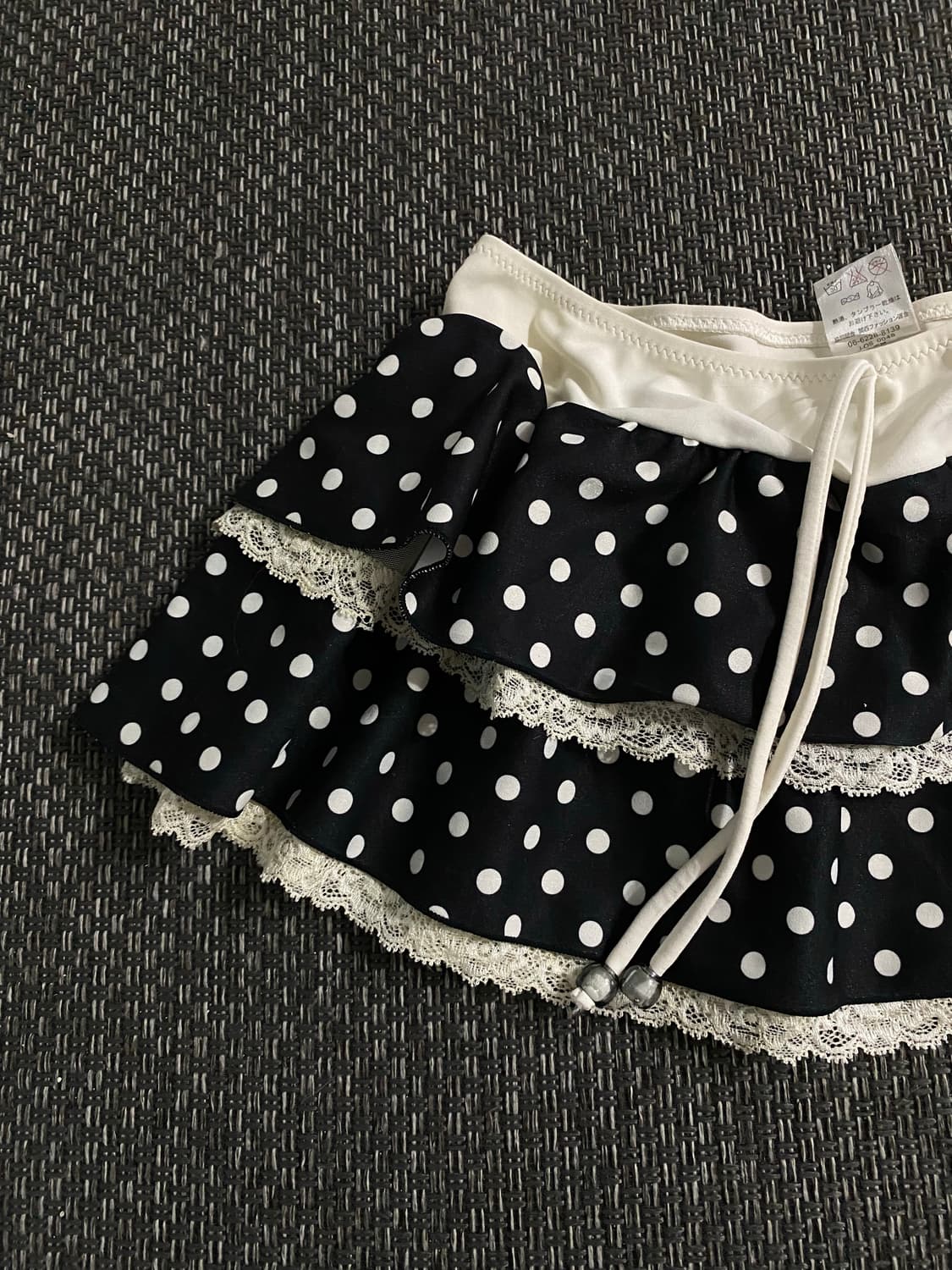2000s Dot Pattern Frill Skirts 핀터레스트 상품이미지2