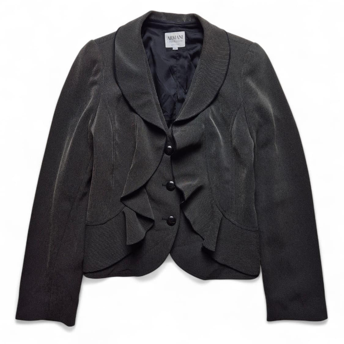 [S] 아르마니 00s 러플 자켓 상품이미지1