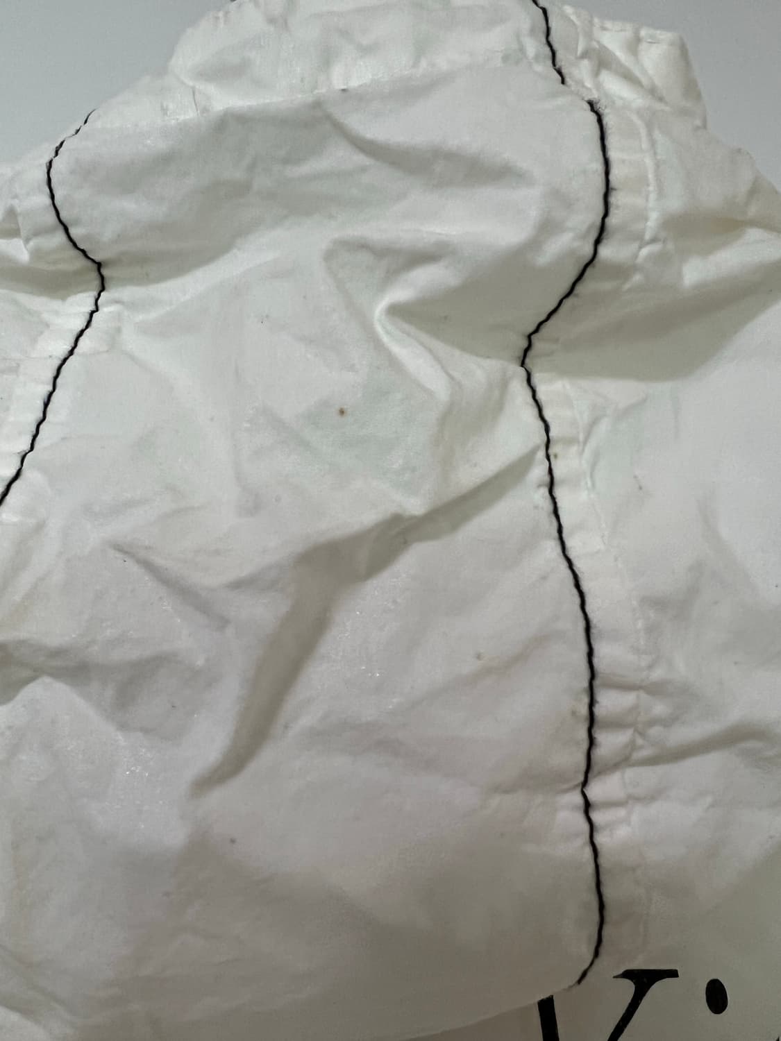 마뗑킴 크롭 후디 코팅 점퍼 아이보리 상품이미지9