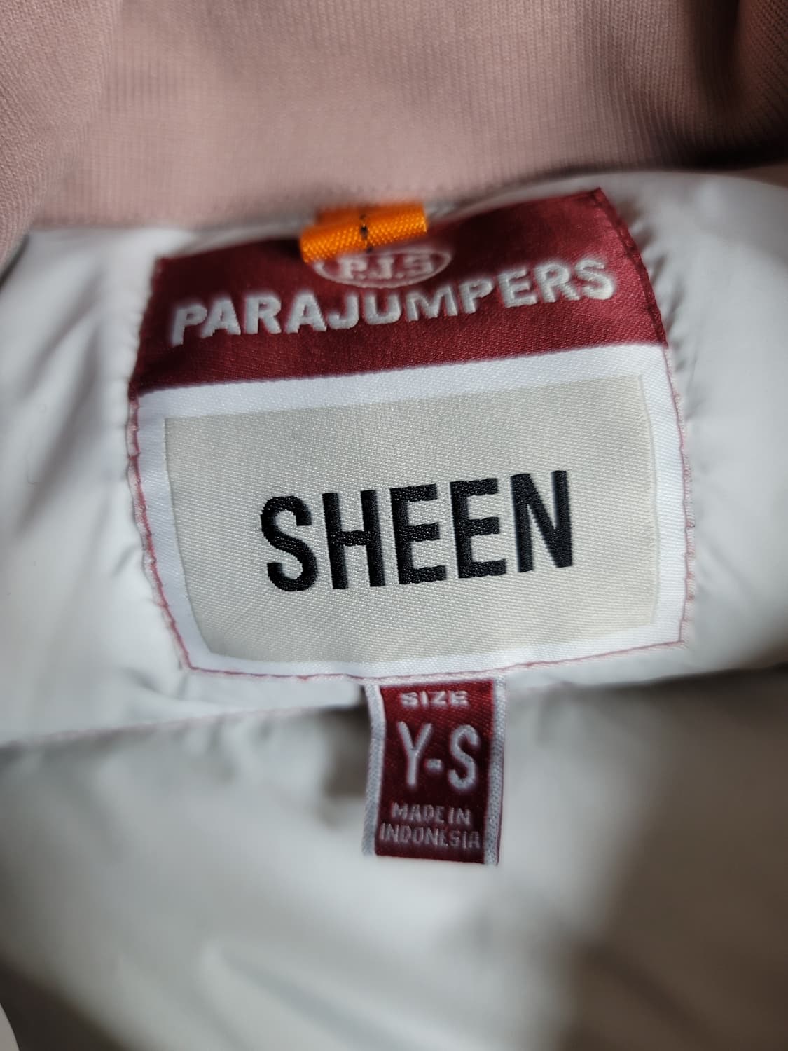 파라점퍼스 핑크 마리아 다운패딩  Y-S사이즈 상태극상
 상품이미지6