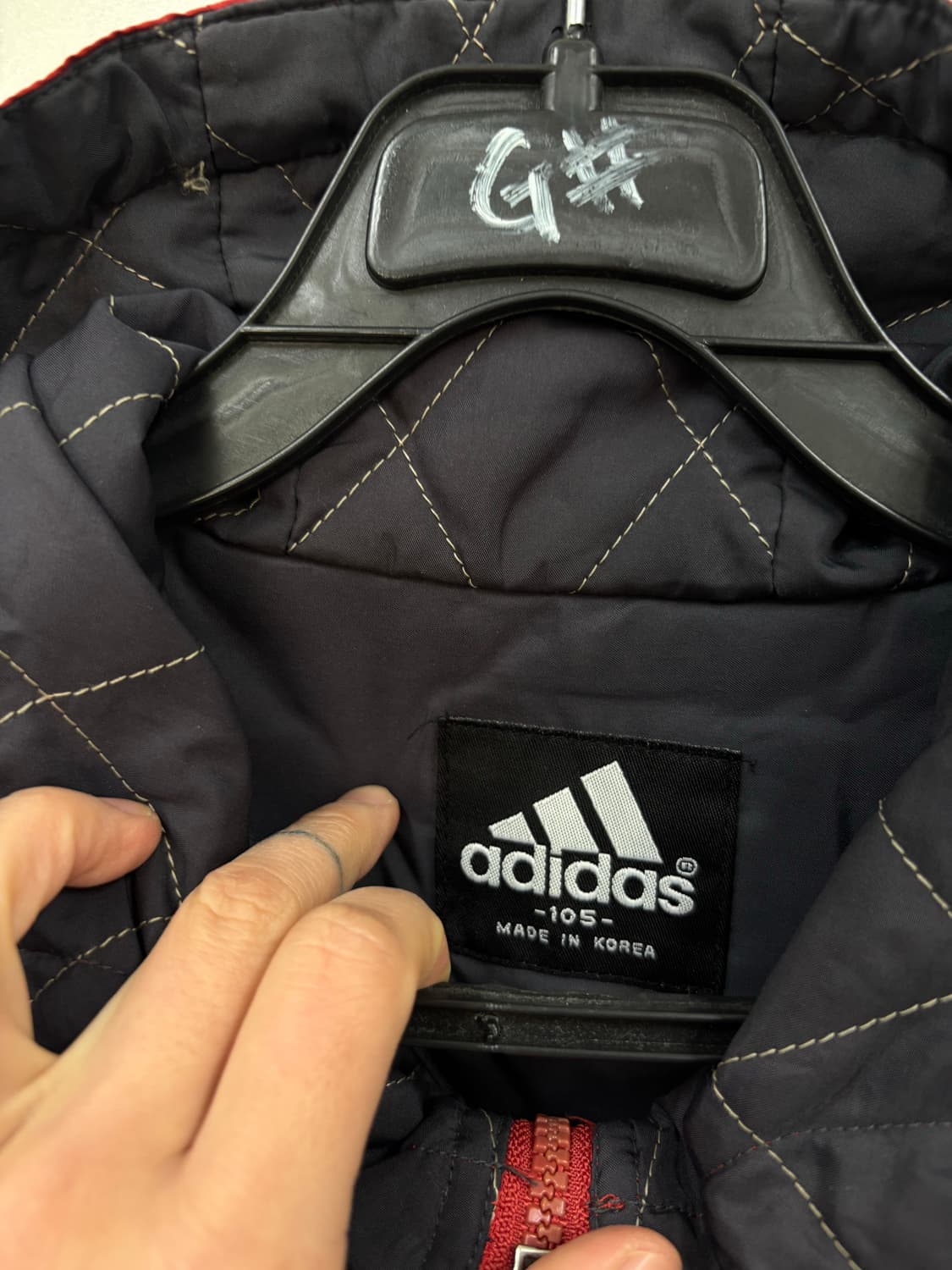 아디다스 올드스쿨 백로고 누빔점퍼 상품이미지5