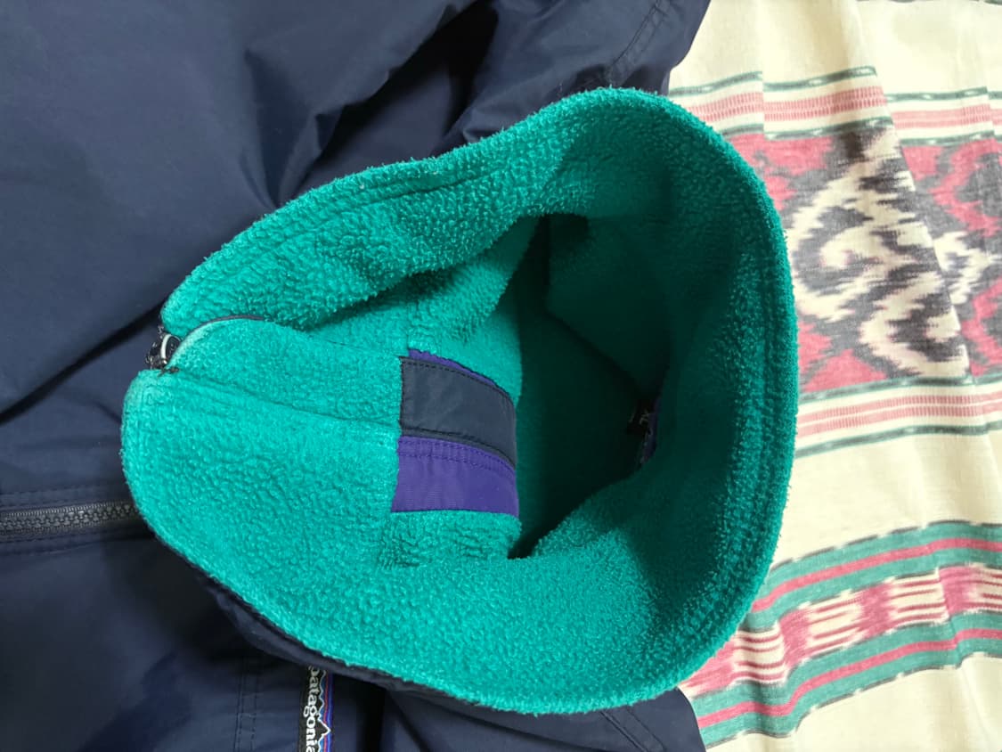 90s 파타고니아 쉘드 신칠라 자켓 다크네이비 상품이미지5