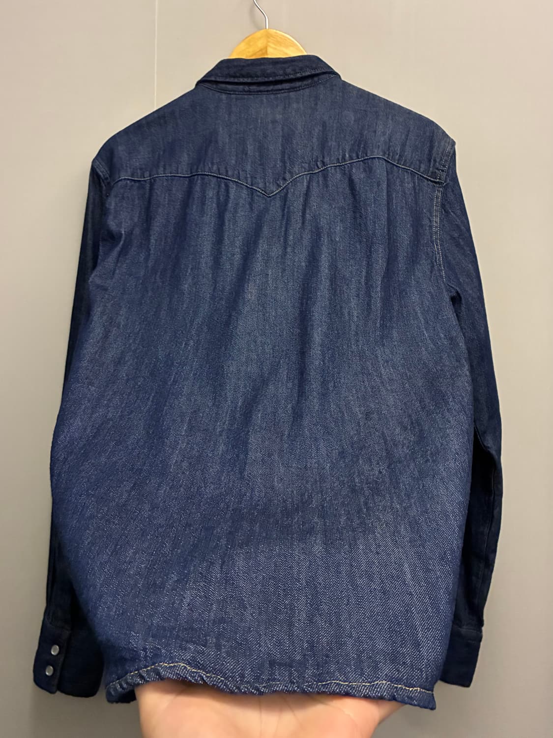 (M)리바이스 데님 투포켓 웨스턴셔츠 데님셔츠 lvc 상품이미지8