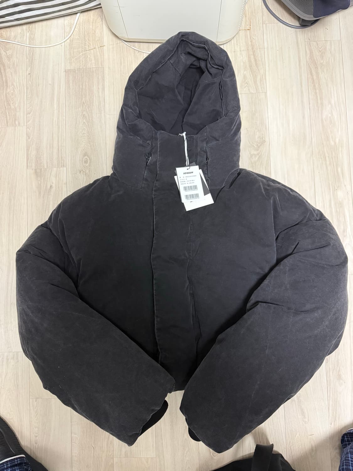 엔타이어스튜디오 MML 후디드 푸퍼 아이언 패딩 M 상품이미지1