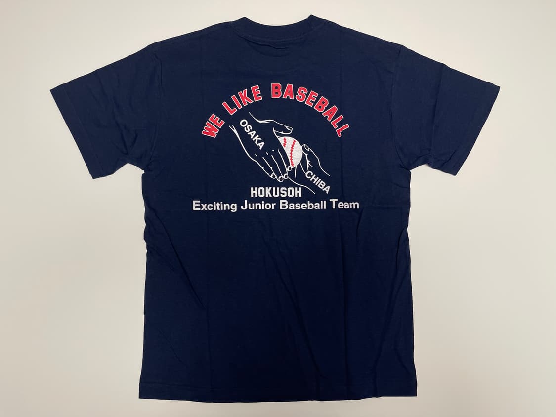 빈티지 호쿠소 주니어 베이스볼 90s 반팔 티셔츠 Kappa USA OL 상품이미지1