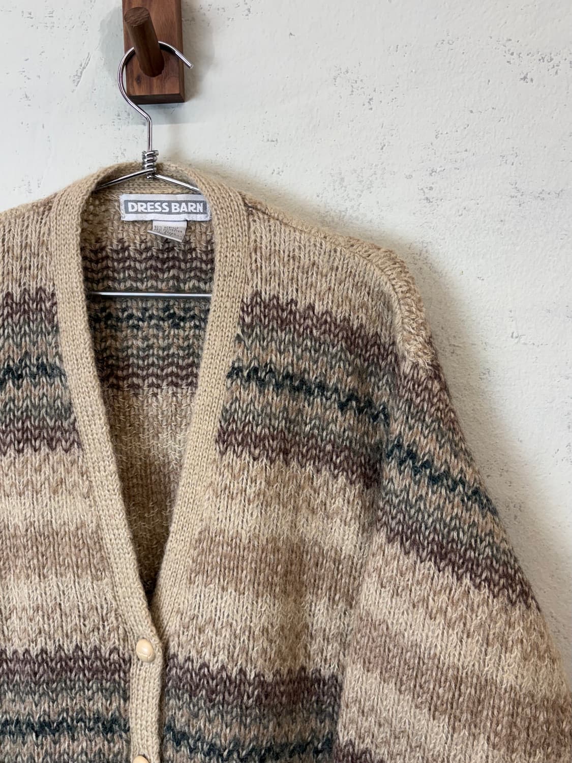 빈티지 모헤어 니트 가디건 상품이미지3