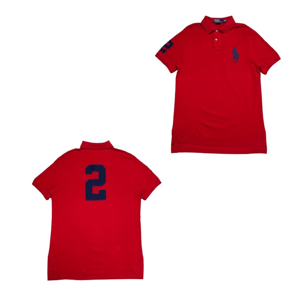POLO RALPH LAUREN 빅포니 레이싱 pk 반팔티 레드  L 상품이미지1