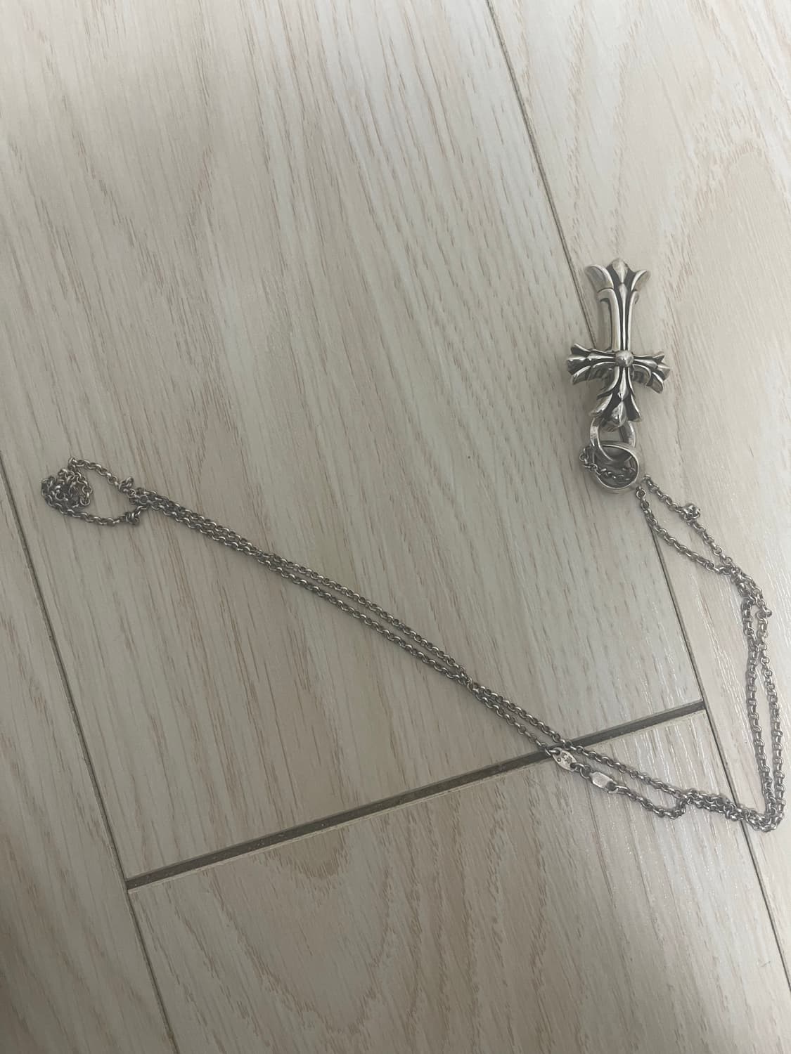 크롬하츠 더블 크로스 위드 베일+ 볼체인 90인치 상품이미지1