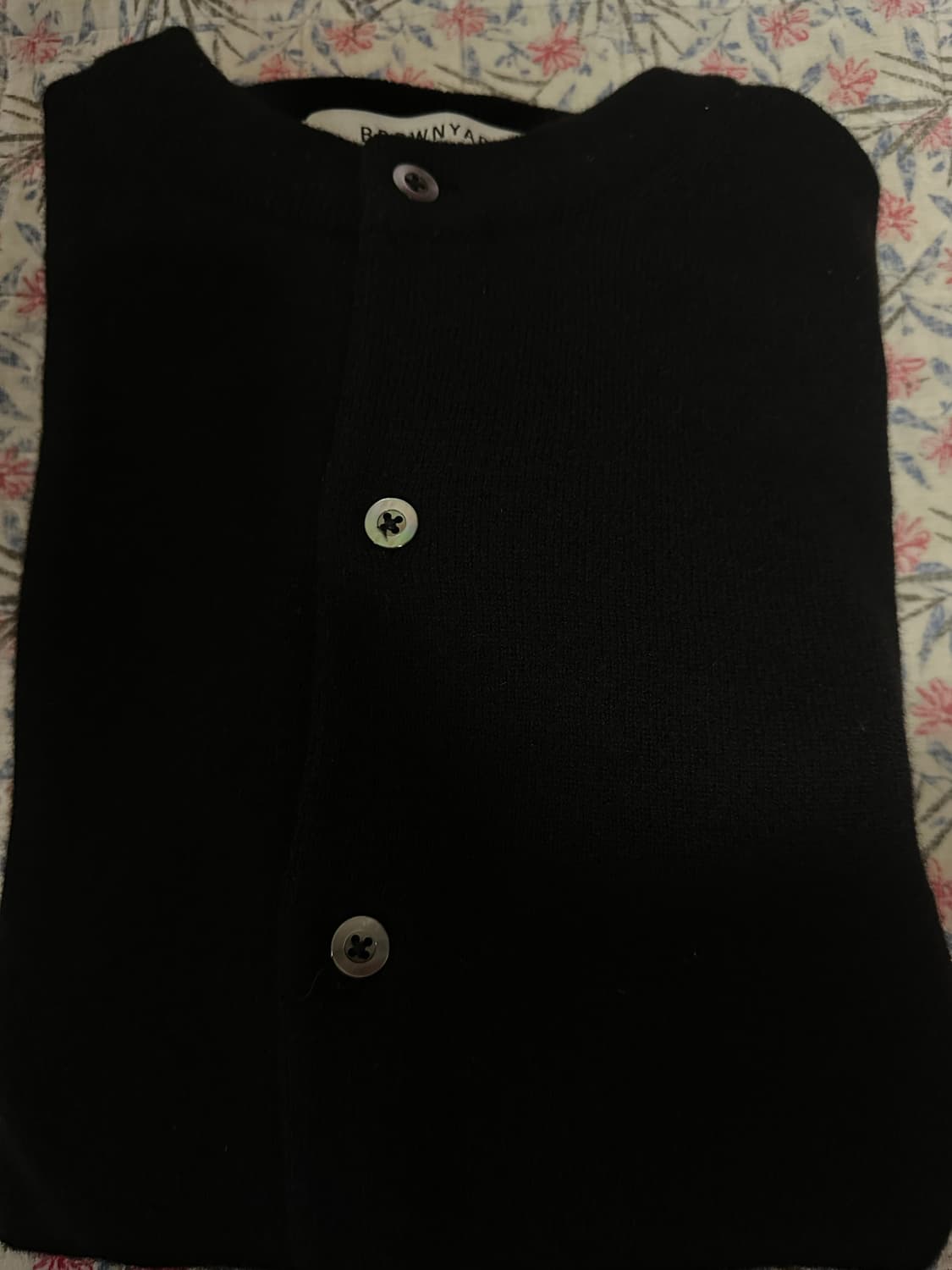 브라운야드 라운드 가디건 블랙 3 상품이미지2