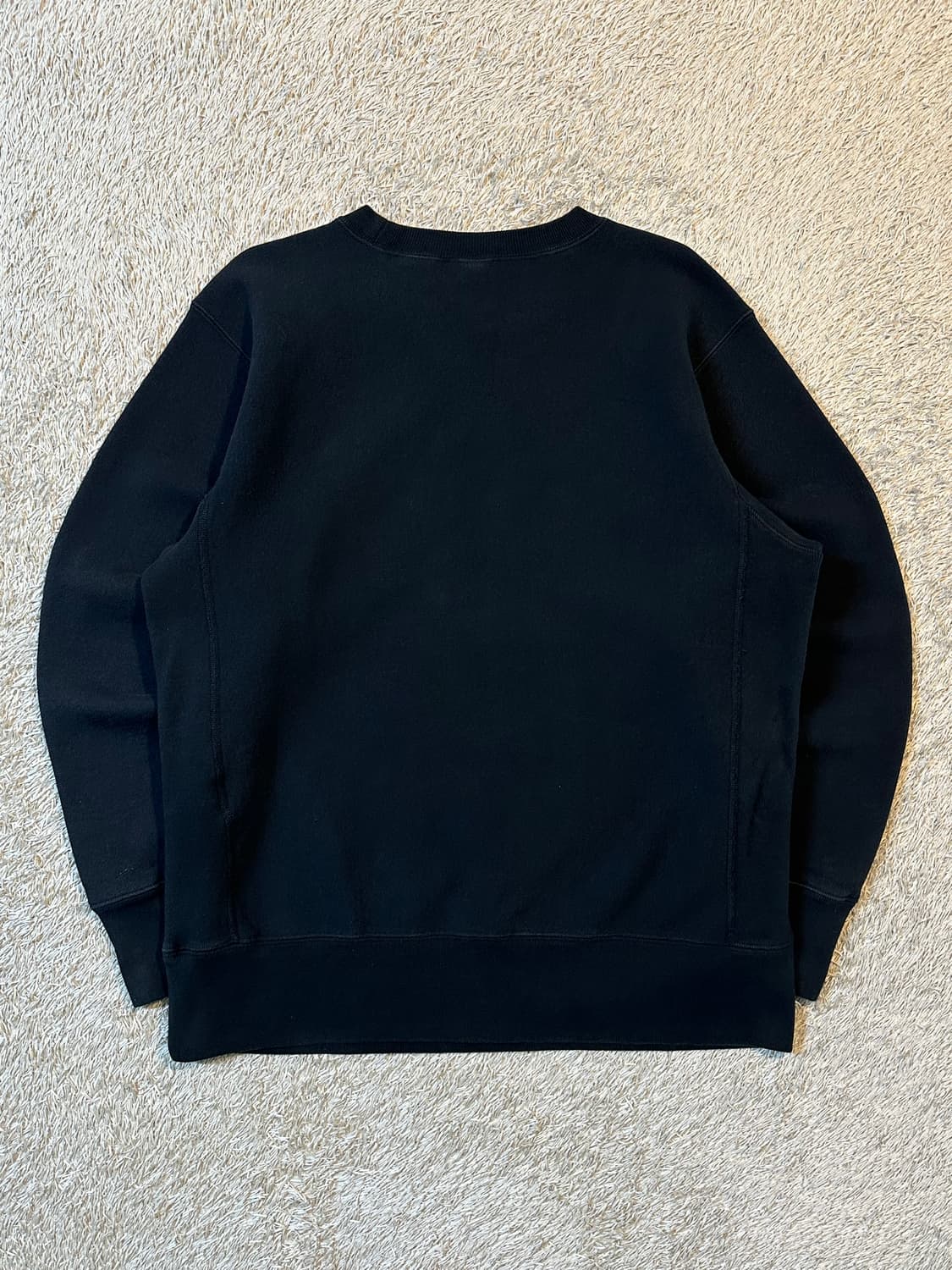 매장판) 챔피온 CHAMPION 리버스위브 맨투맨 블랙 상품이미지3