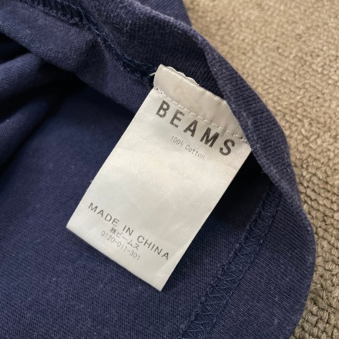 beams 빔즈 로고 티셔츠 xl  상품이미지4