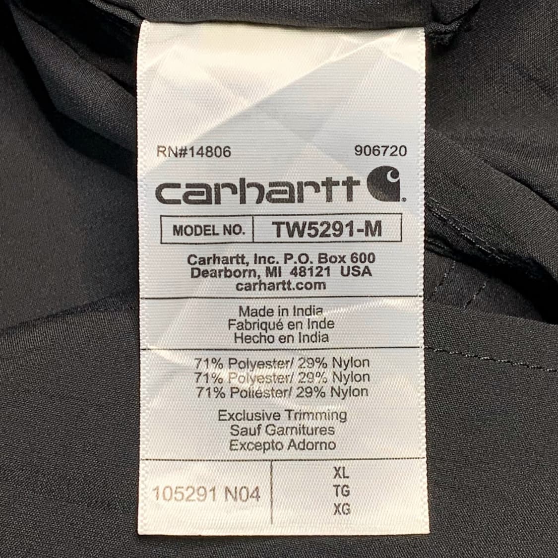 [XL] 칼하트 포스 쿨 워크셔츠 상품이미지5