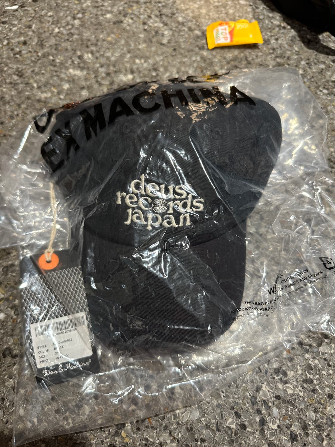 데우스 엑스 마키나 블랙 볼캡 새상품 상품이미지1