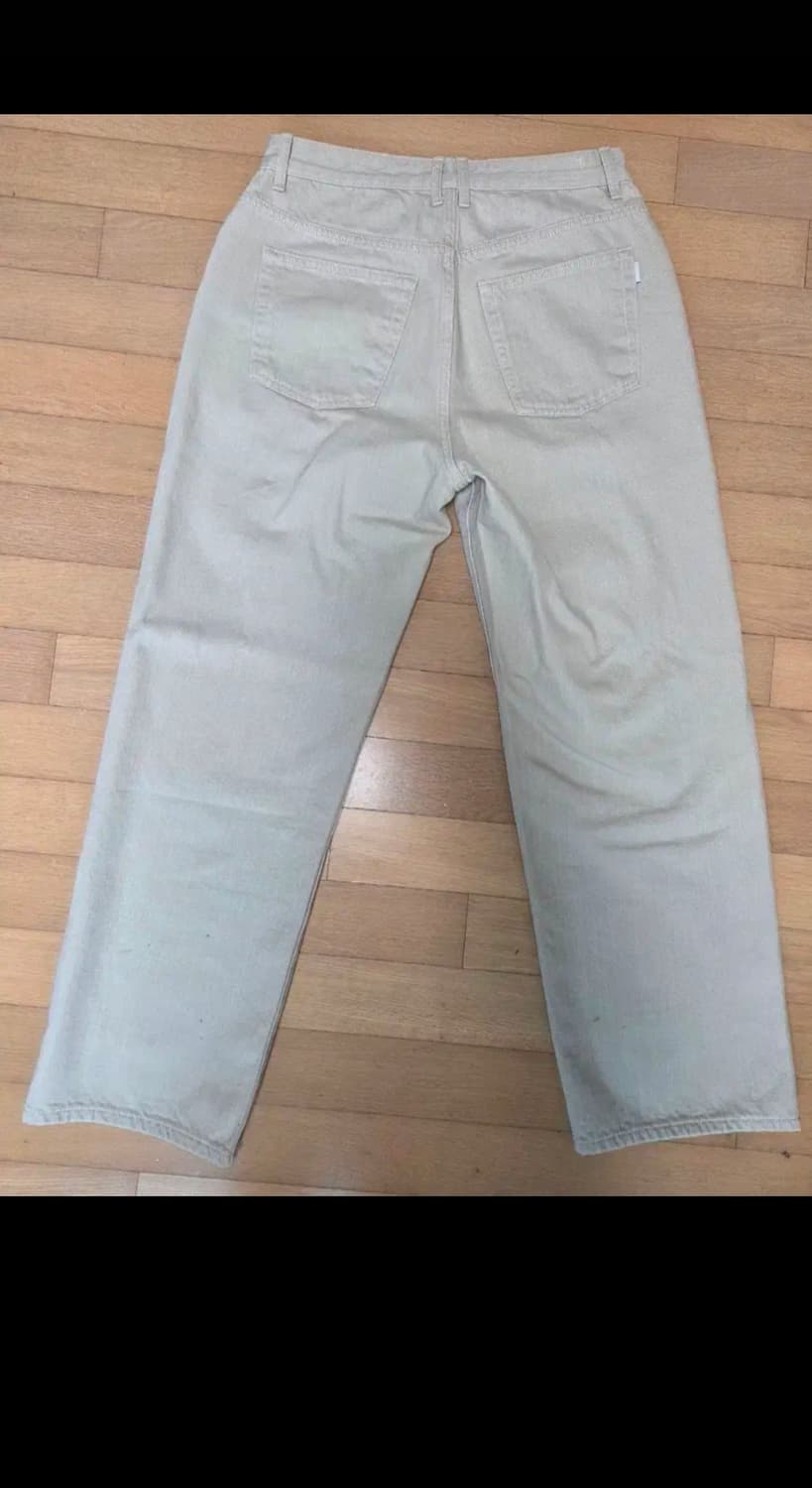 (1) 인더로우 코튼슬럽 와이드스트레이트 팬츠 샌드베이지 상품이미지6