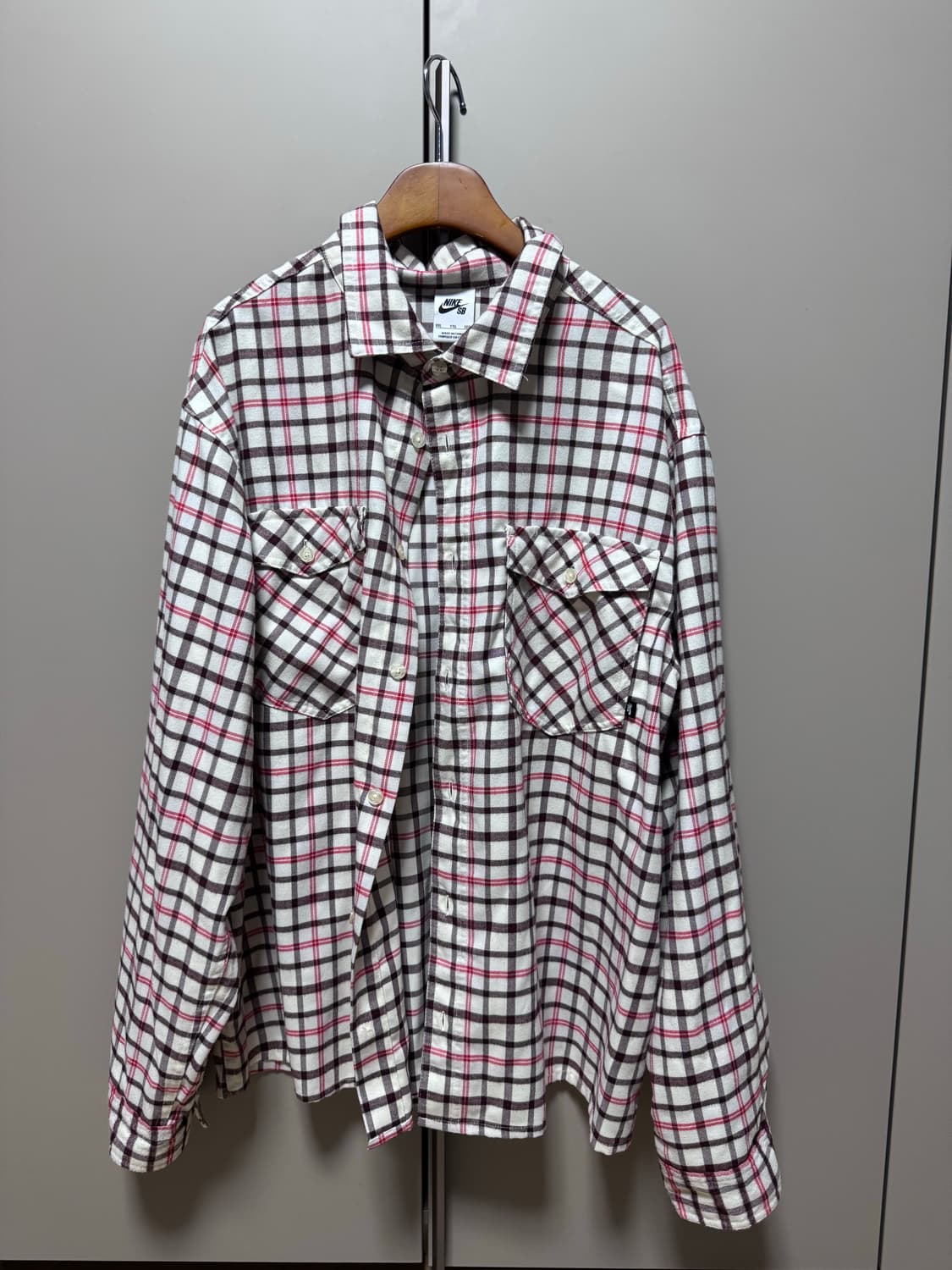 나이키 체크 셔츠 상품이미지1