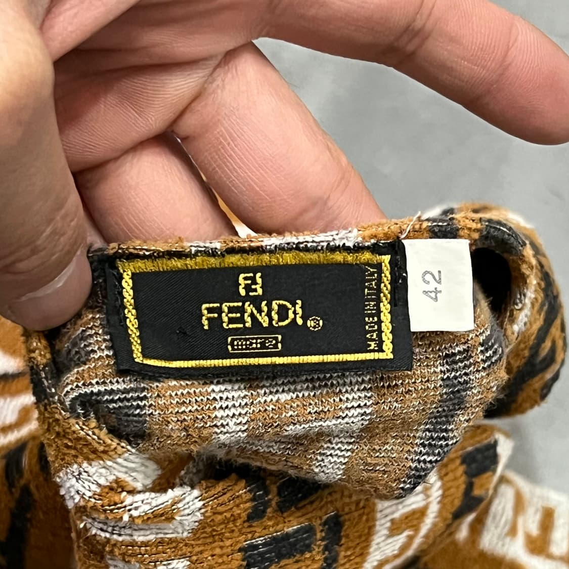  90s 펜디 주카 패턴 반팔티 y16027 상품이미지6