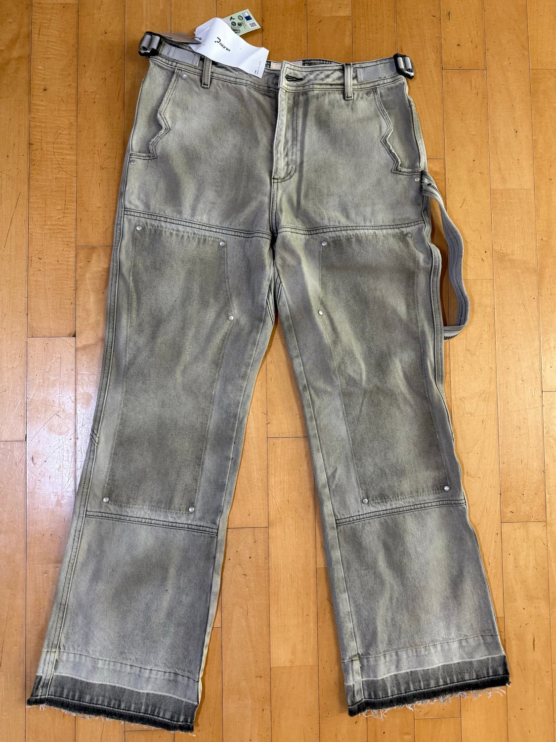 2size   panq 카펜터팬츠 새상품 판매 상품이미지1