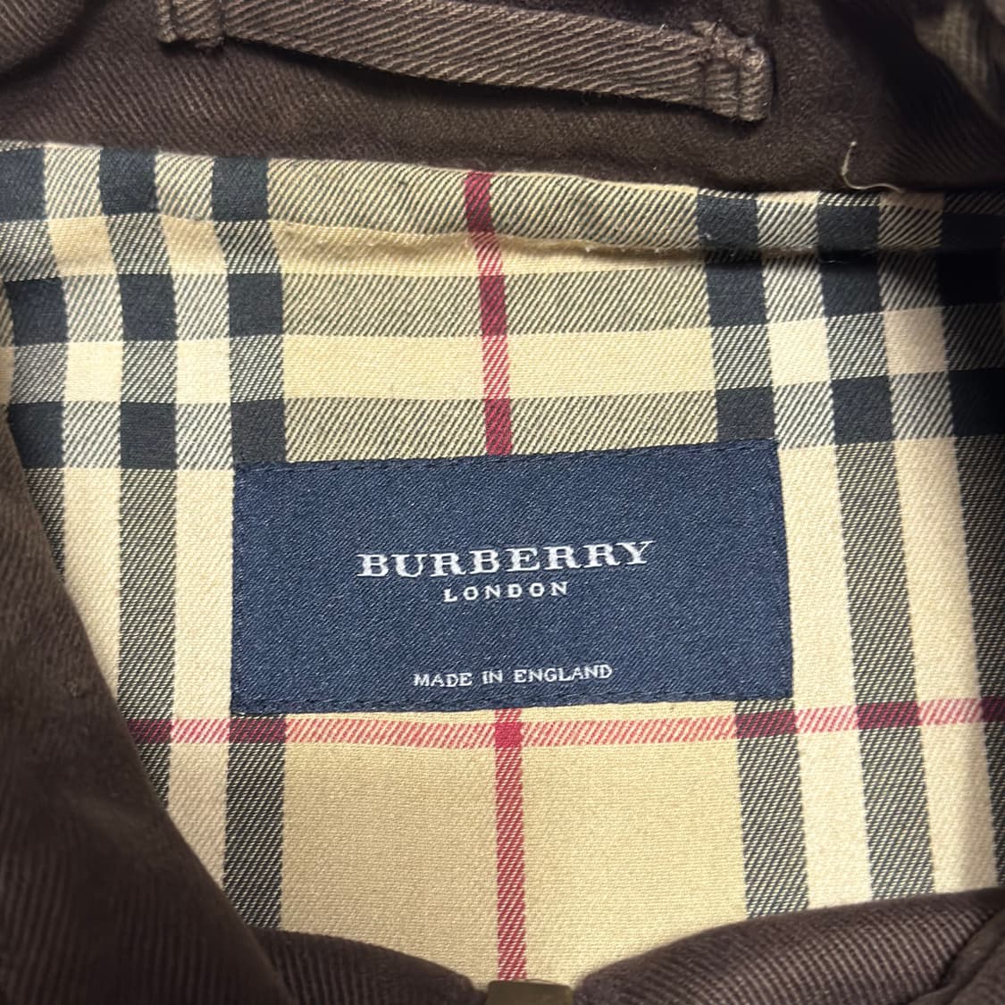XL 버버리 클래식 브라운 해링턴 자켓 상품이미지4