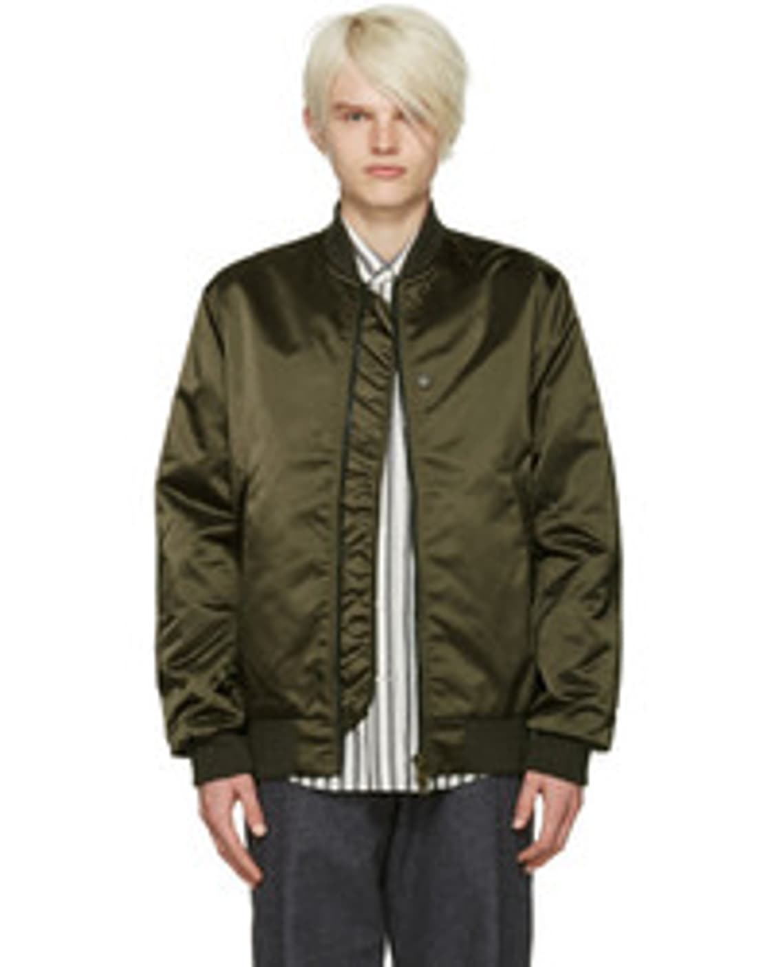 Acne Studios Selo Satin Bomber Jacket 상품이미지10