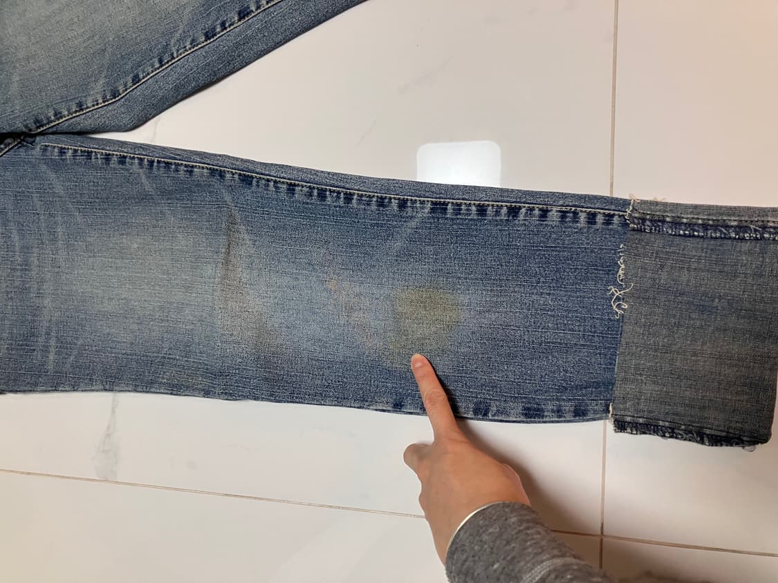 베이비 펫 Y2K 카프리 데님 빈티지 워시 여름 청바지 babyphat 상품이미지9