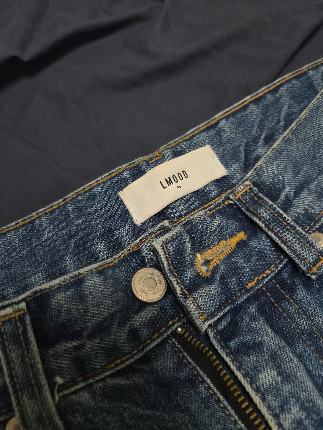 엘무드 맥스와이드 데님 소닉블루 46사이즈 상품이미지5