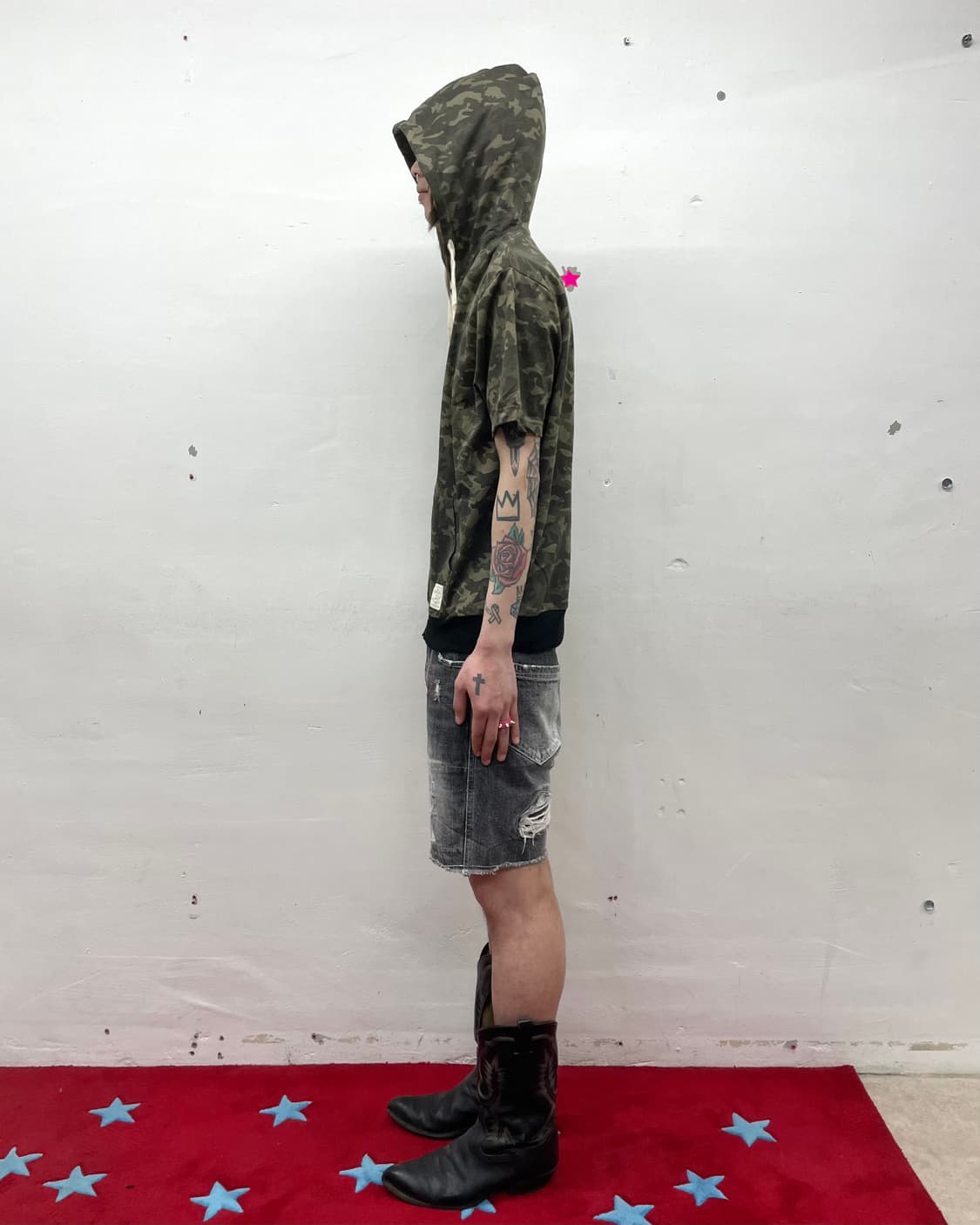 Camo Military Hooded T-Shirt 상품이미지5