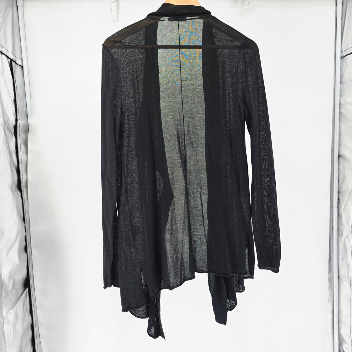 캘빈클라인 y2k 레이어드 블랙 롱 가디건 상품이미지3