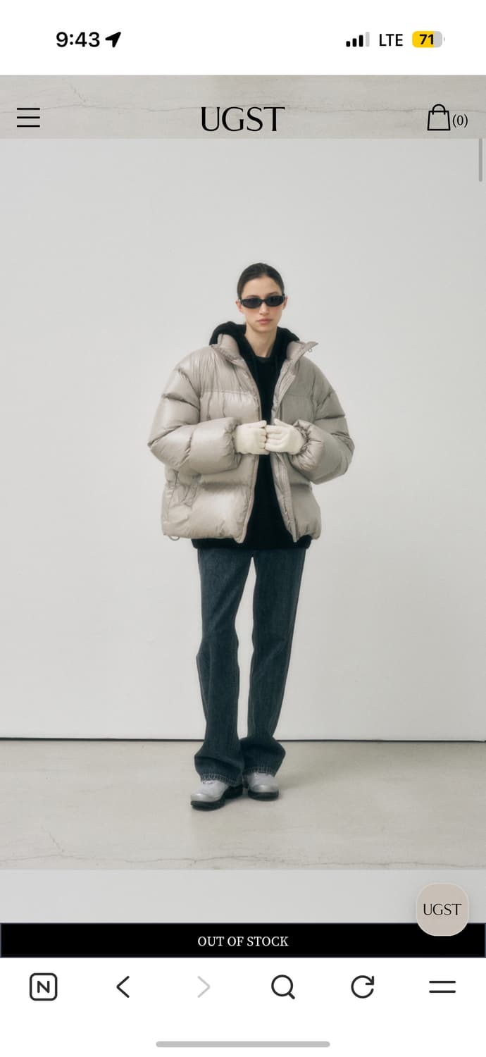 Ugst moss over padding 어그스트 모스 패딩 상품이미지2