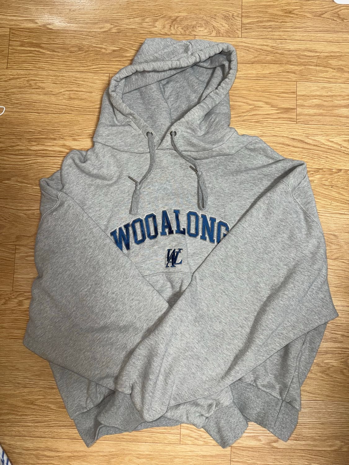 우알롱 회색 후드티 WOOLALONG S 상품이미지1