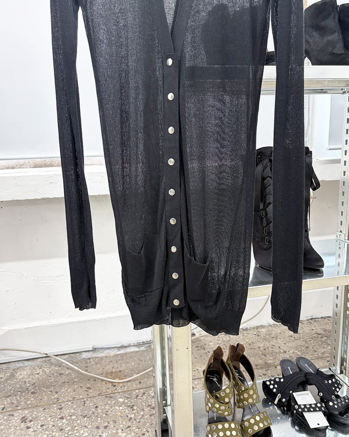 발렌시아가 2008S/S 버튼 롱 가디건 상품이미지4