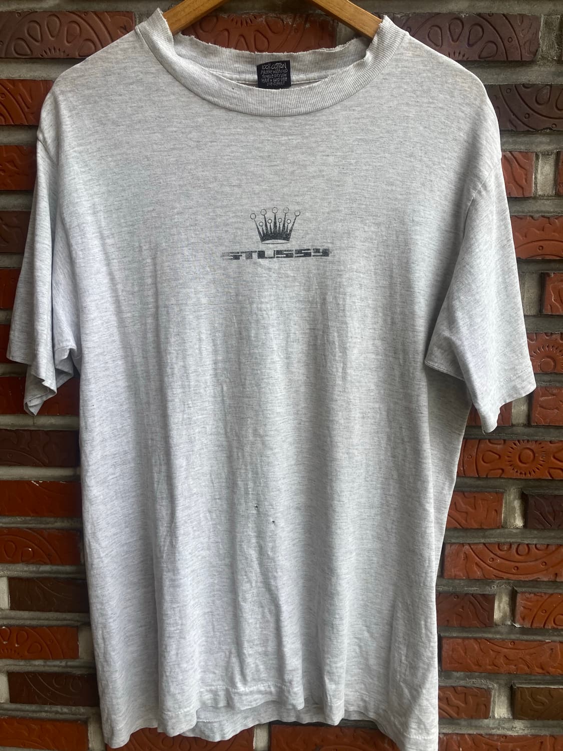 80s stussy crown tshirt 상품이미지1