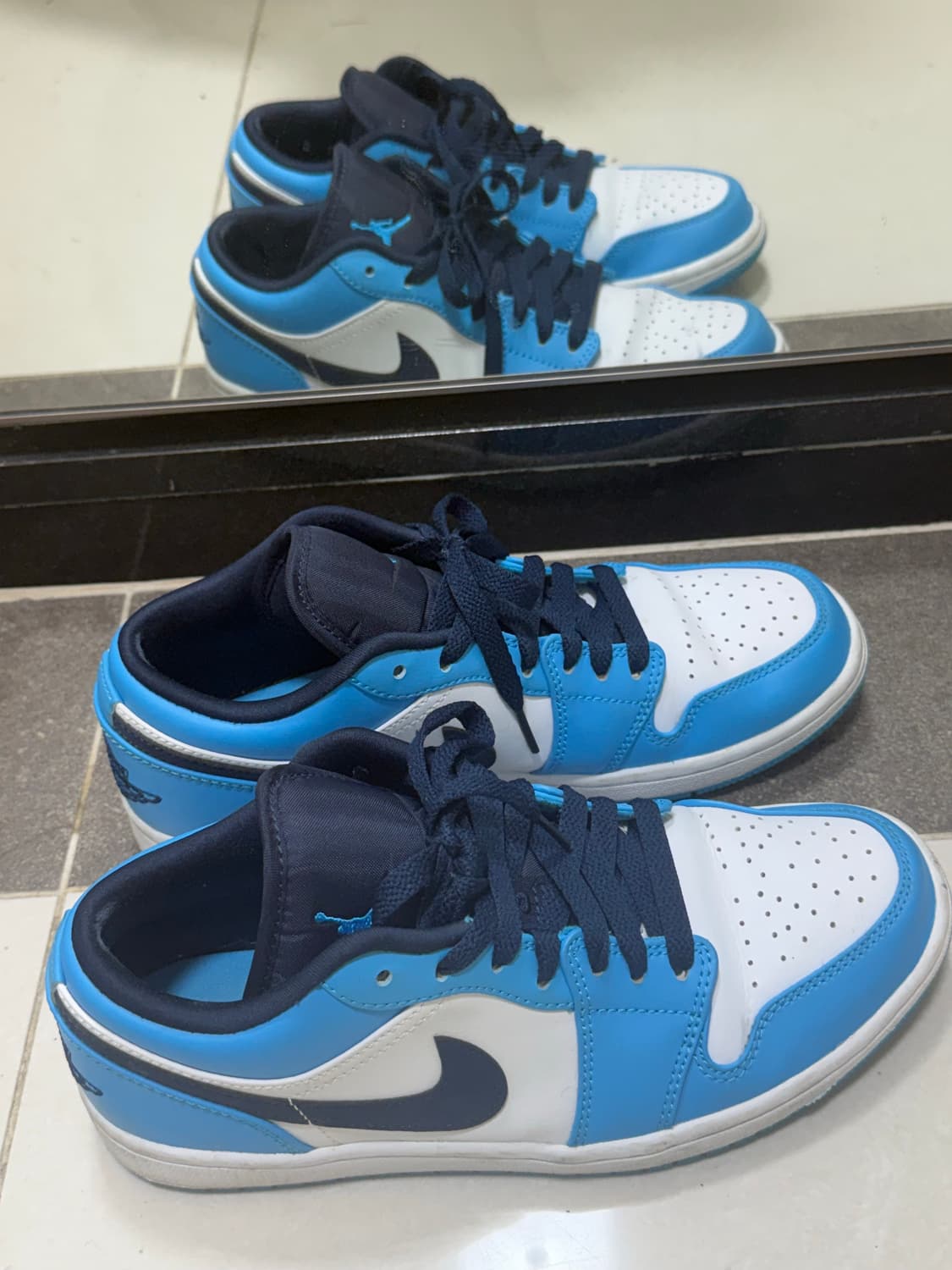 나이키 조던1 로우 다크 파우더 블루 상품이미지2