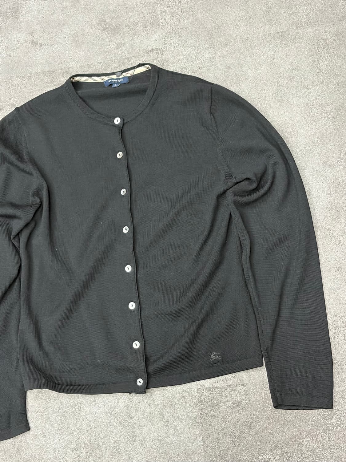 버버리 블랙 가디건 상품이미지5