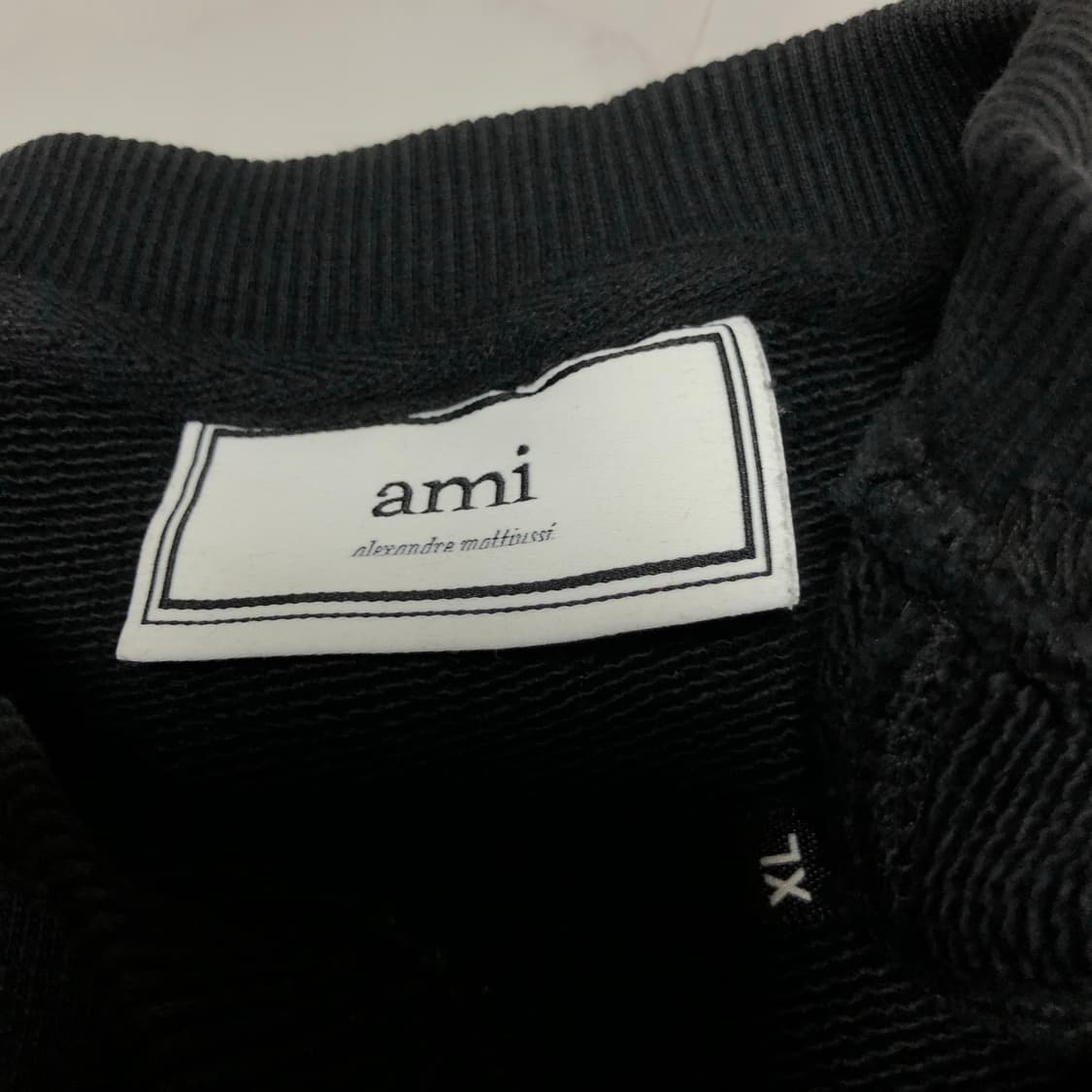 아미 오버핏 맨투맨 티셔츠 상태굿 빅로고 상품이미지4