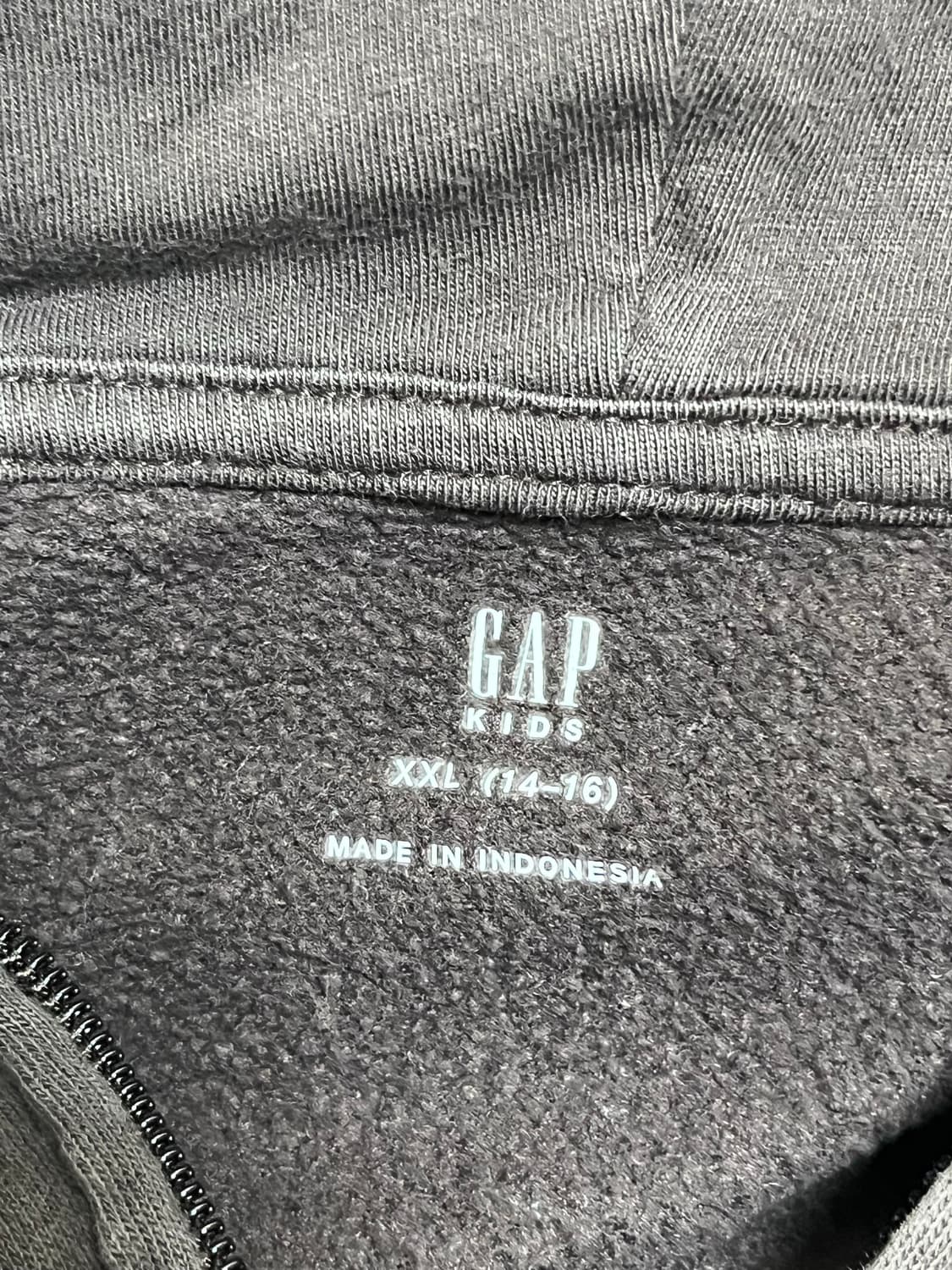 GAP 후드집업 S 브라운 상품이미지3