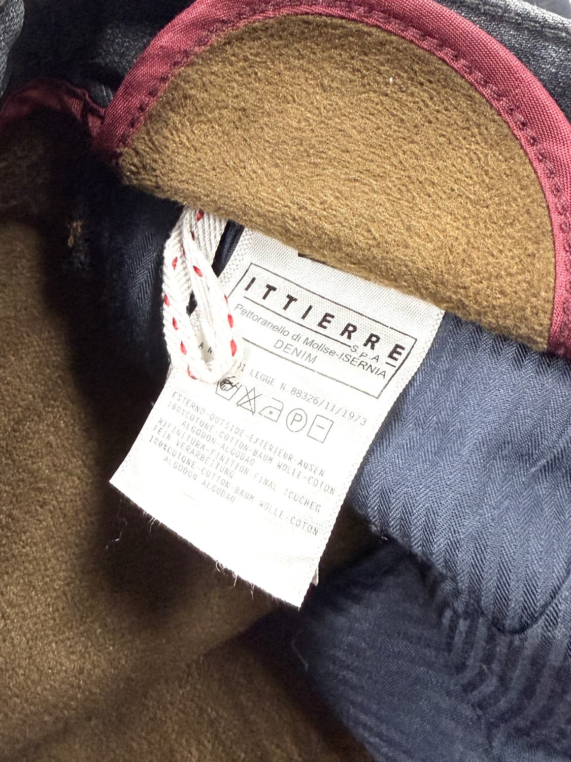 ITIERRE 이띠에르 아르마니 슬림 스트레이트 데님 팬츠 상품이미지6