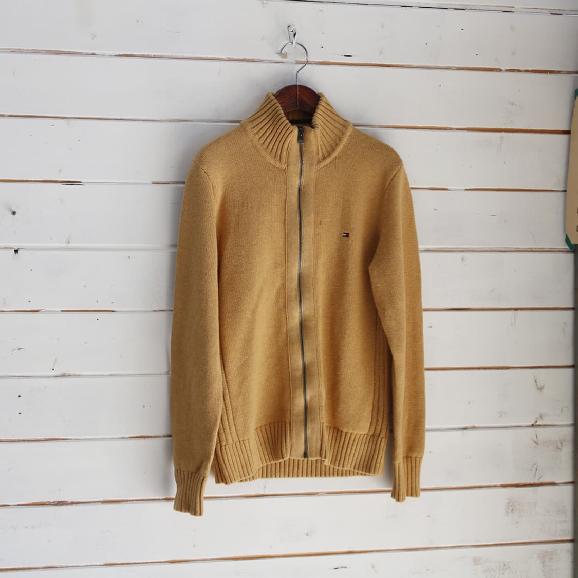 TOMMY HILFIGER 폴라 니트 집업 자켓 (여성용 S) 상품이미지2