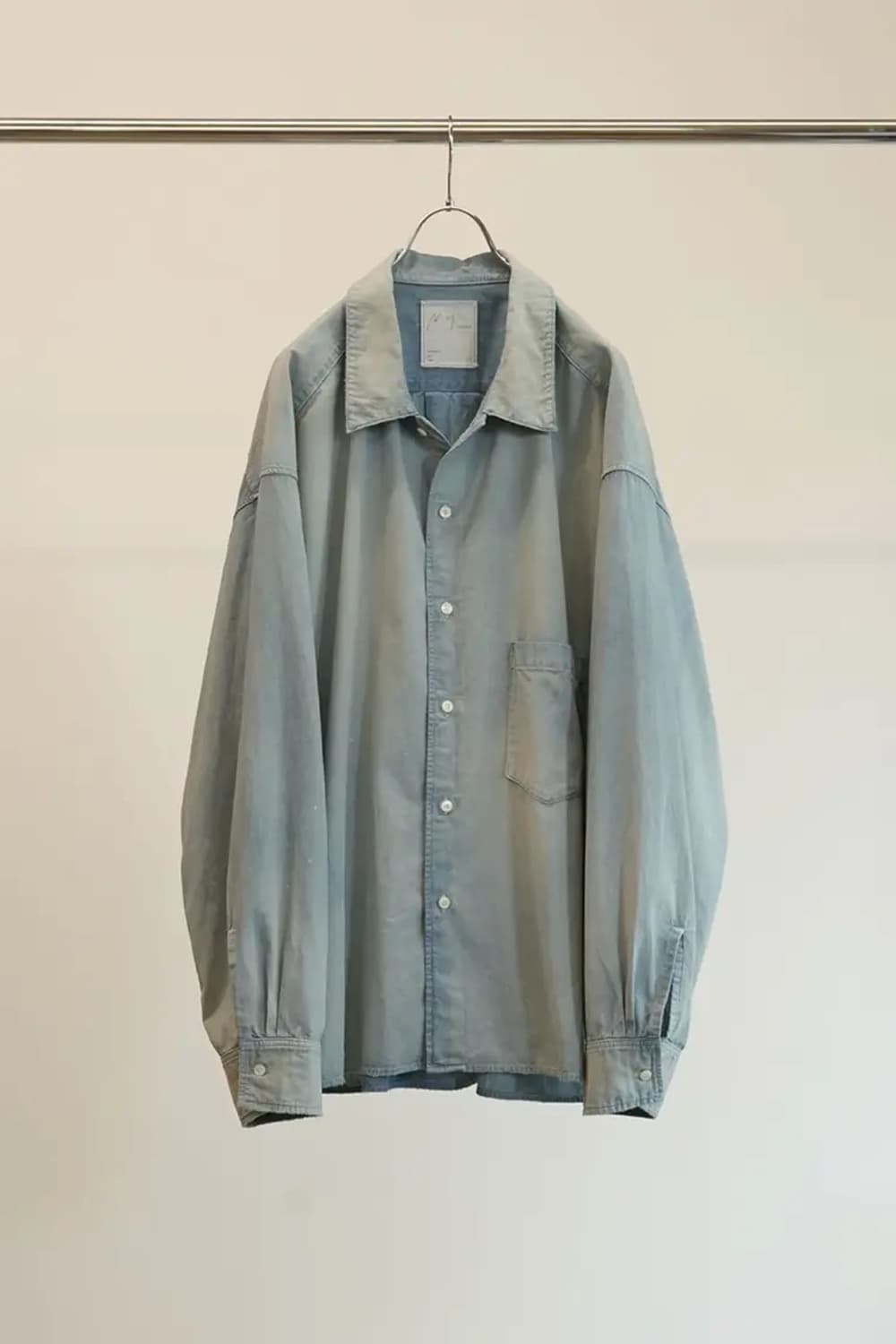 안셀름 aging chambray shirt 3사이즈 상품이미지1