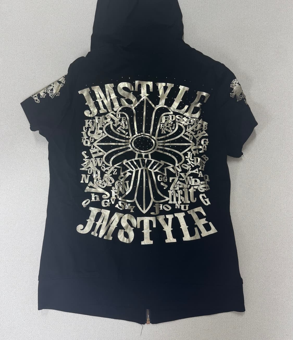 고스펑크 락시크 반팔 후드집업 상품이미지2