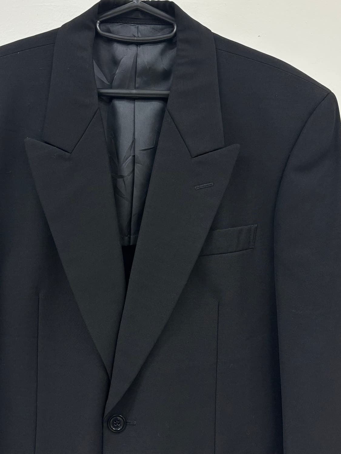 빈티지 블랙 울 블레이저 자켓 상품이미지7