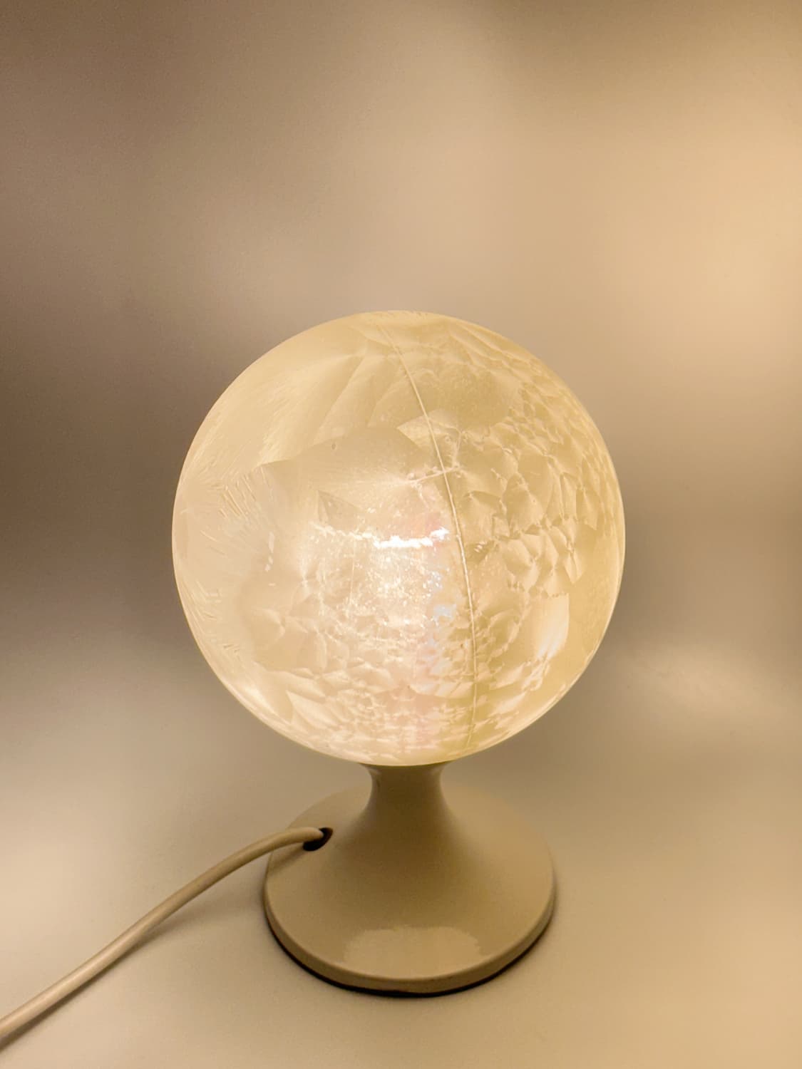 80’s 독일 빈티지 글래스 조명 테이블 미드센츄리 램프 앤틱 레트로 상품이미지5