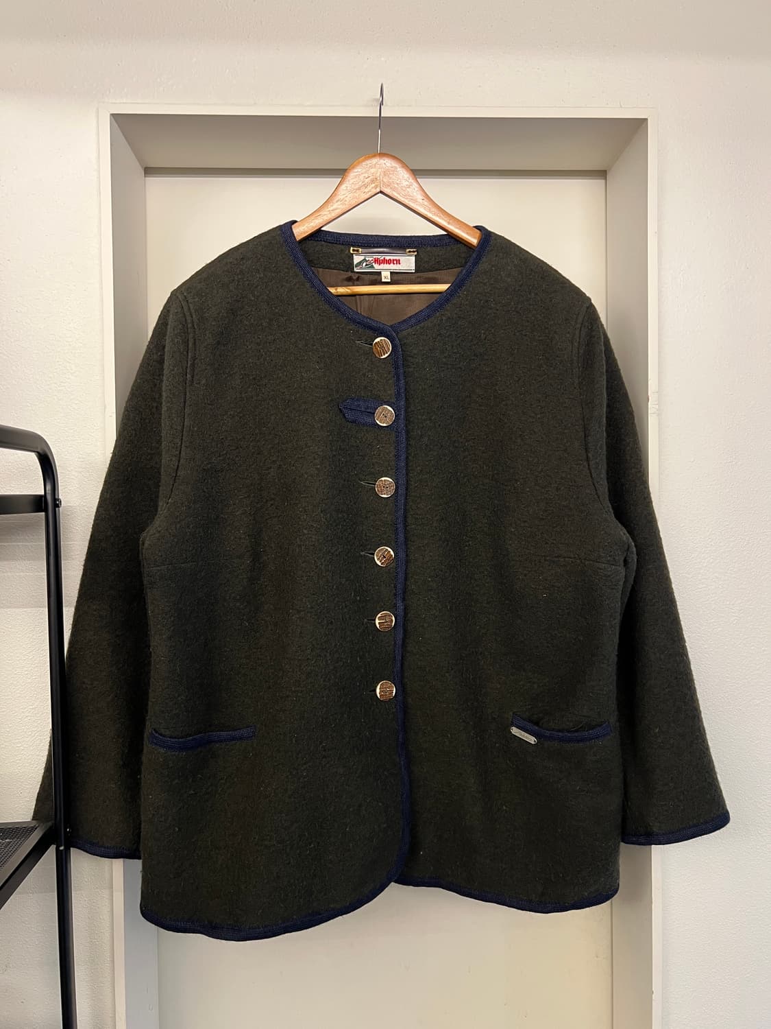 VINTAGE ALPHORN BOILED WOOL 빈티지보일드울자켓 상품이미지1