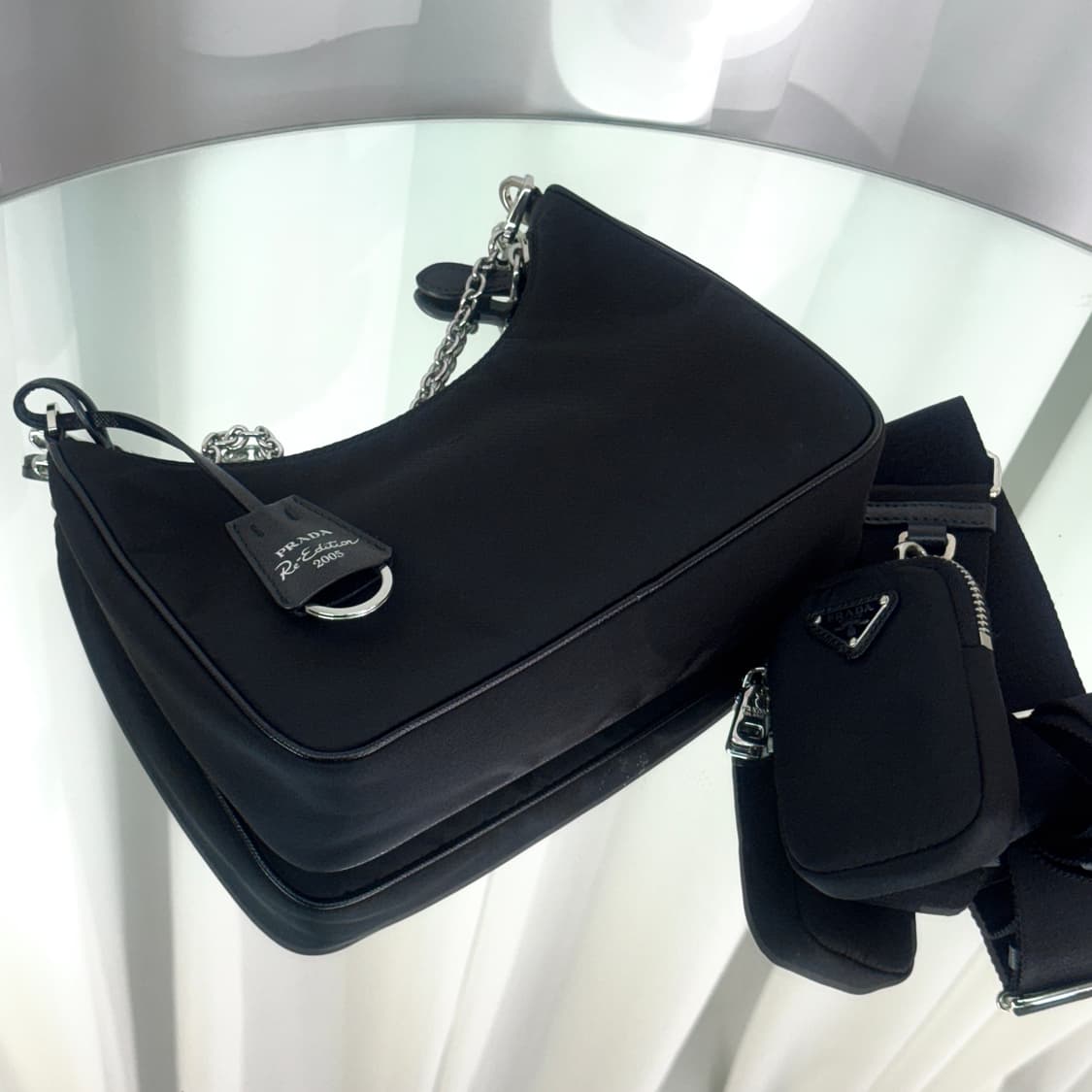 [풀구성] 프라다 리나일론 2005 리에디션 테수토 호보백  상품이미지8