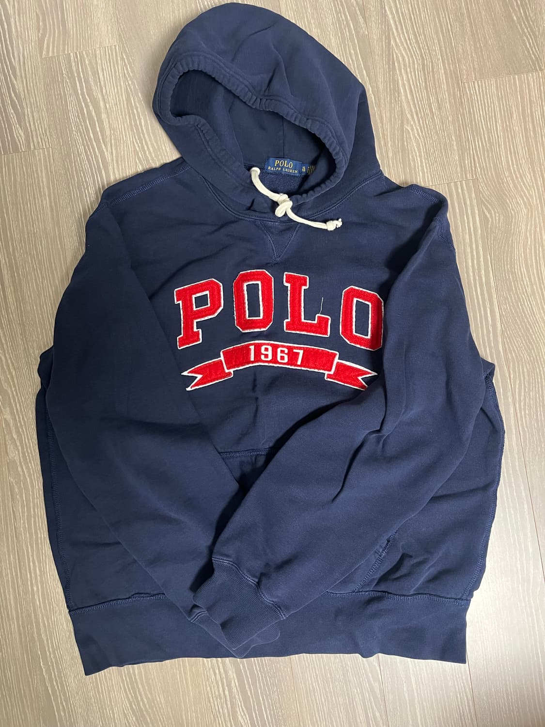 폴로 네이비 후드티 xl 판매 상품이미지1